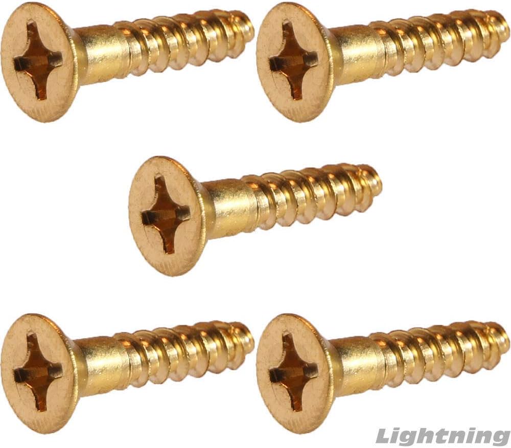 Picture of Brighton Best 114615 #4X5/8" Flat Head Phil Brass Wood Screw